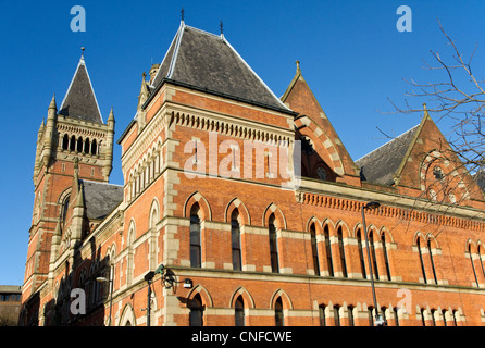 Minshull Street Crown Court edificio, progettato da Thomas Worthington, costruito 1867-1873, Minshull St, Manchester, Inghilterra, Regno Unito Foto Stock