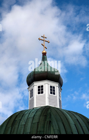 San Michele è la cattedrale, Sitka, Alaska, STATI UNITI D'AMERICA Foto Stock