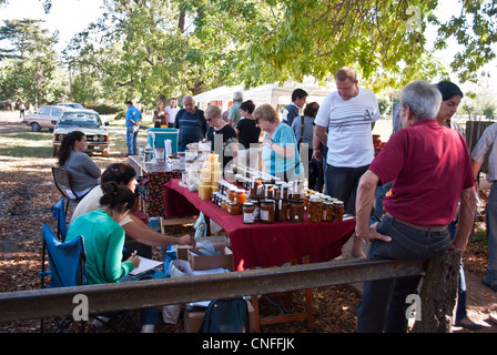 Regional food fair in Buenos Aires Foto Stock