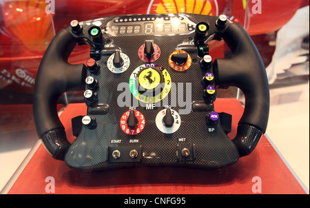 Dettaglio della Ferrari Formula One racing car volante. Foto Stock
