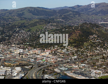 Fotografia aerea, San Rafael, Marin County, California Foto Stock