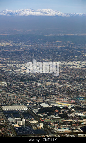 Fotografia aerea di Los Angeles in California Foto Stock