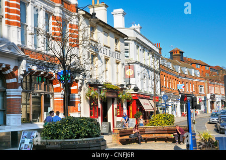 Reigate High Street, Surrey, England, Regno Unito Foto Stock