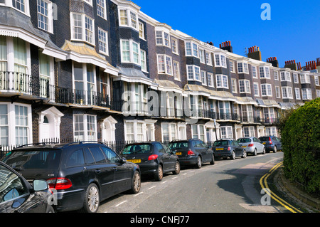 Royal Crescent, Brighton East Sussex, Regno Unito Foto Stock