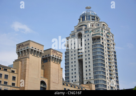 L'Hotel Michelangelo e torri, CBD, Sandton Johannesburg, provincia di Gauteng, Repubblica del Sud Africa Foto Stock