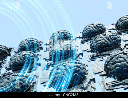 Intelligenza artificiale artwork Foto Stock