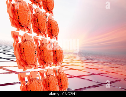 Intelligenza artificiale artwork Foto Stock