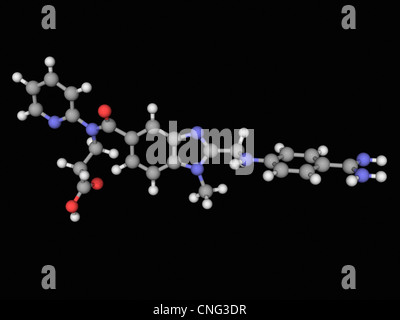 Dabigatran molecola di farmaco Foto Stock