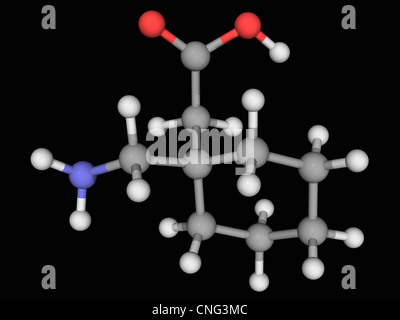 Il gabapentin molecola di farmaco Foto Stock