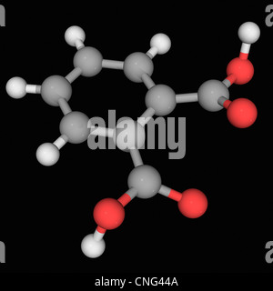 Ftalico molecola di acido Foto Stock