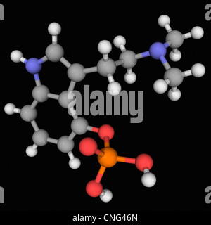 Psilocybine molecola di farmaco Foto Stock