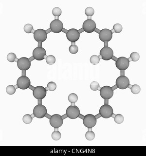 Molecola Annulene Foto Stock