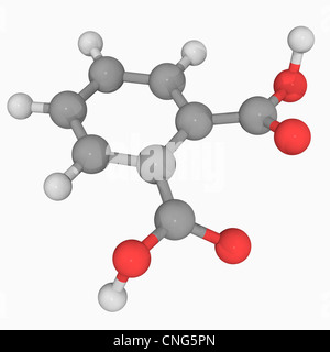 Ftalico molecola di acido Foto Stock