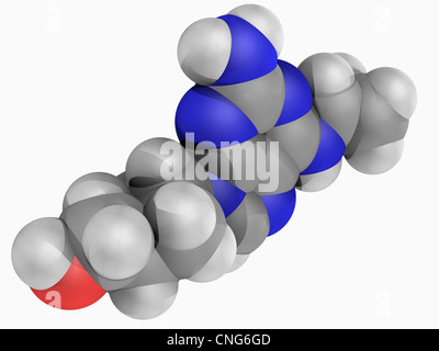 Abacavir molecola di farmaco Foto Stock