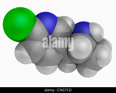 Epibatidine molecola di veleno Foto Stock