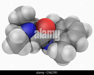 La lidocaina molecola di farmaco Foto Stock