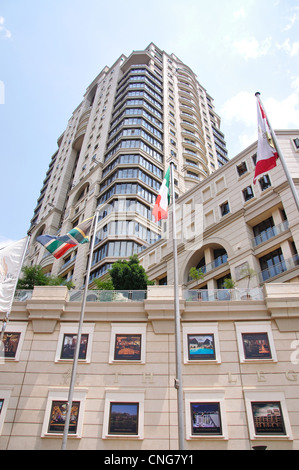 Michelangelo Towers, CBD, Sandton Johannesburg, provincia di Gauteng, Repubblica del Sud Africa Foto Stock