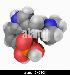 Psilocybine molecola di farmaco Foto Stock