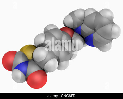 Rosiglitazone molecola di farmaco Foto Stock