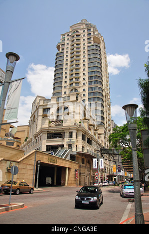 Michelangelo Towers, Maude Street, CBD, Sandton Johannesburg, provincia di Gauteng, Repubblica del Sud Africa Foto Stock