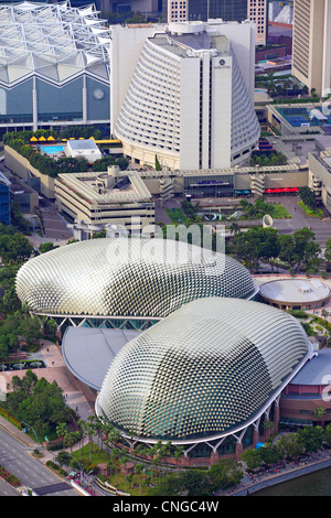 I Teatri Esplanade sulla bay performing arts center. Foto Stock
