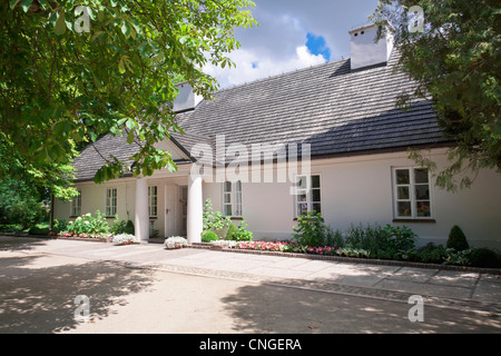 Casa padronale nei pressi di Varsavia. Luogo di nascita Frederick Chopin - Zelazowa Wola. Foto Stock