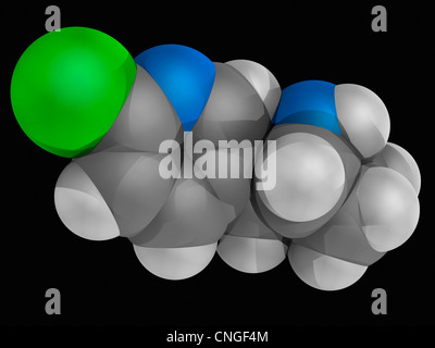 Epibatidine molecola di veleno Foto Stock