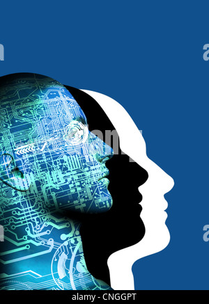 Il furto di identità illustrazione concettuale Foto Stock