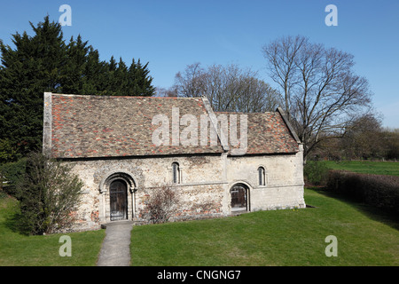 Il lebbroso Cappella di Santa Maria Maddalena nella parrocchia di Santa Croce Cambridge Foto Stock