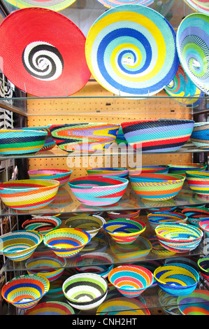 African Craft Market in corrispondenza della zona @ Rosebank shopping centre, Rosebank, Johannesburg, provincia di Gauteng, Repubblica del Sud Africa Foto Stock