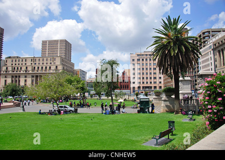 Piazza della chiesa (Kerkplein), Pretoria, provincia di Gauteng, Repubblica del Sud Africa Foto Stock