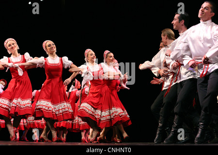 Igor Moiseyev Ballet. La foto è stata scattata al concerto a Praga, nella Repubblica ceca il 22 giugno 2007. Foto Stock