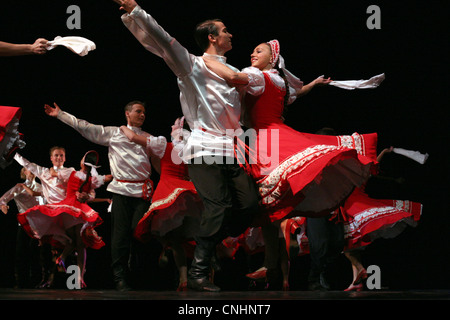 Igor Moiseyev Ballet. La foto è stata scattata al concerto a Praga, nella Repubblica ceca il 22 giugno 2007. Foto Stock