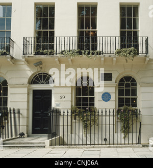 Virginia Woolf's Bloomsbury House London UK GB Foto Stock