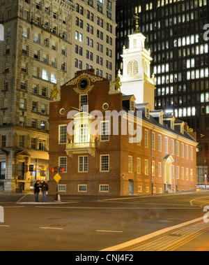 Old State House di Boston, Massachusetts, USA. Foto Stock