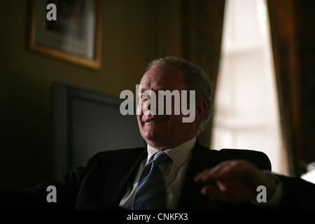 Sinn Fein è Martin McGuinness Foto Stock