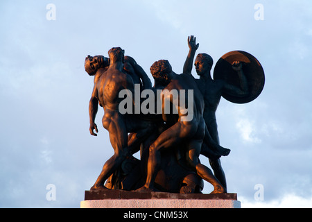 Prima Guerra Mondiale memorial presso il colle di San Giusto, Trieste Italia Foto Stock