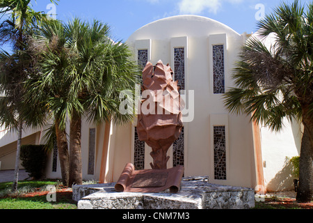 Miami Beach Florida, Congregazione di Beth Israel, sinagoga, memoriale dell'olocausto, ebraico, religione, FL120311077 Foto Stock