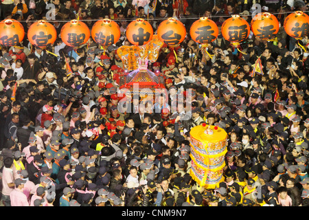 Dajia Matsu pellegrinaggio Foto Stock