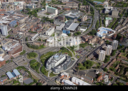 Vista aerea della Northumbria University di Newcastle upon Tyne Foto Stock