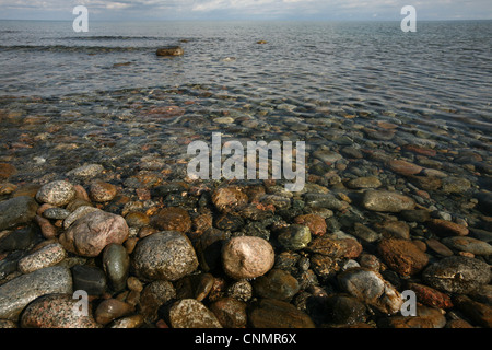 Issyk Kul Lago, Kirghizistan. Foto Stock