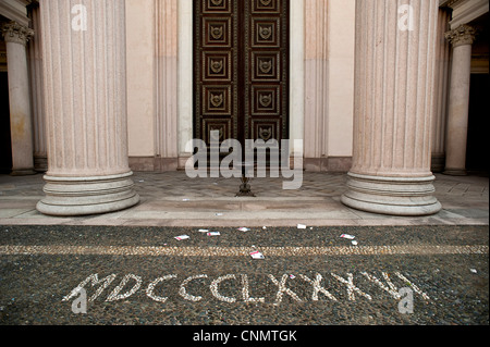 Cattedrale di Santa Maria Assunta, novara, Piemonte, Italia Foto Stock