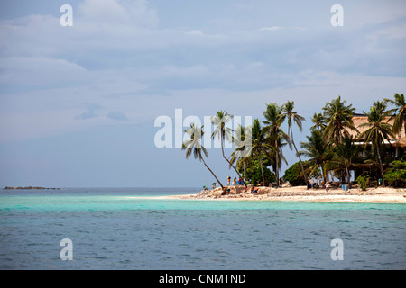 Resort di lusso sull'isola Pangulasian, Bacuit Bay, El Nido, PALAWAN FILIPPINE, Asia Foto Stock