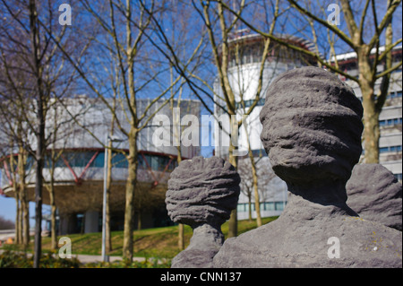 Corte europea dei diritti dell' uomo di Strasburgo Alsace Francia Foto Stock