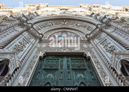 Ingresso, Basilica di Santa Maria del Fiore, Firenze, Provincia di Firenze, Toscana, Italia Foto Stock