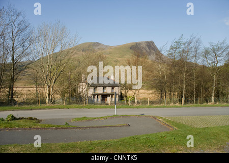 Y Garn e Nantlle crinale da Rhyd Ddu in Snowdonia, il Galles del Nord Foto Stock