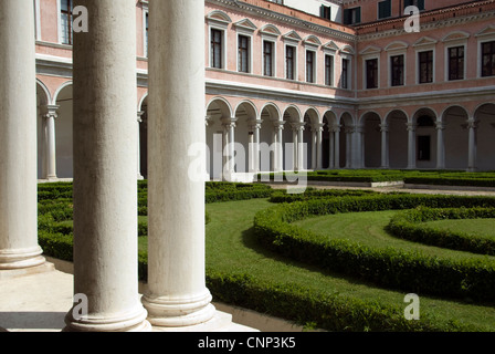 Palladio progetta i Chiostri di San Giorgio Maggiore, Venezia, Italia. Foto Stock