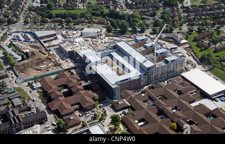 Veduta aerea del Royal Stoke University Hospital Foto Stock