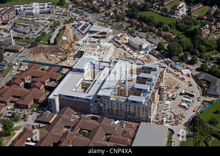 Veduta aerea del Royal Stoke University Hospital Foto Stock