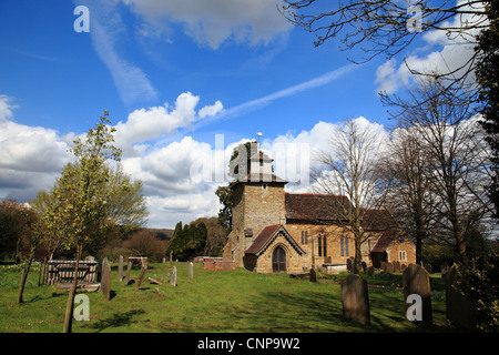 San Giovanni Evangelista chiesa in Wotton,Surrey Hills, Surrey, Inghilterra Foto Stock